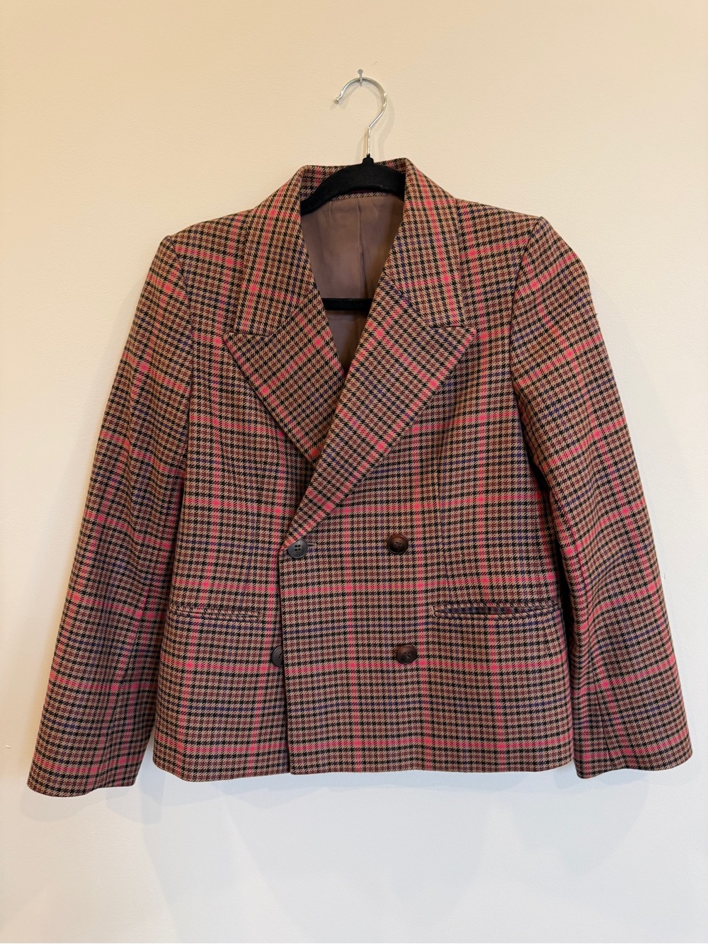 Comptoir des Cotonniers Plaid Blazer